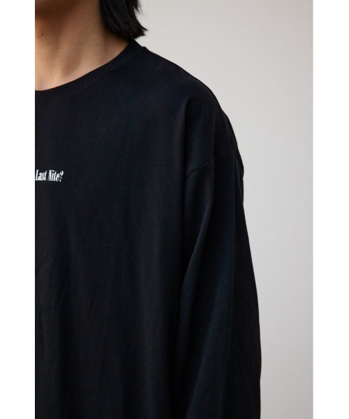 AZUL by moussy(アズールバイマウジー)の「ワンポイントロゴロンT(Tシャツ/カットソー・メンズ・ブラック/ホワイト・MEDIUM/LARGE)」の20枚目の写真