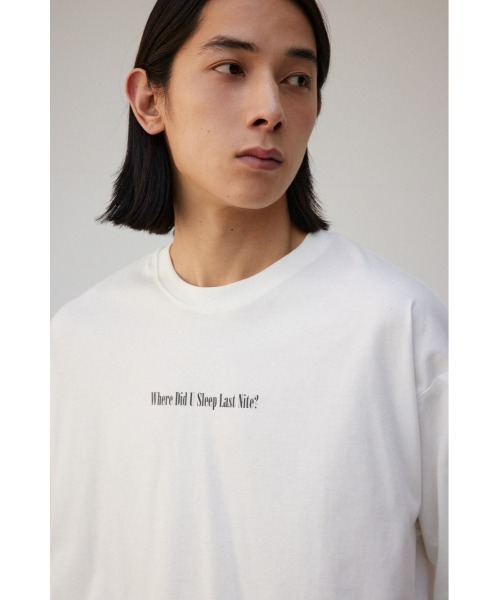 AZUL by moussy(アズールバイマウジー)の「ワンポイントロゴロンT(Tシャツ/カットソー・メンズ・ブラック/ホワイト・MEDIUM/LARGE)」の5枚目の写真