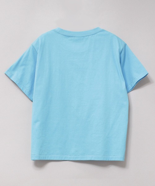 RNA(アールエヌエー)の「M2193 モンスターコンパクトTシャツ(Tシャツ/カットソー・レディース・チャコール/ホワイト/ライトブルー・MEDIUM)」の7枚目の写真