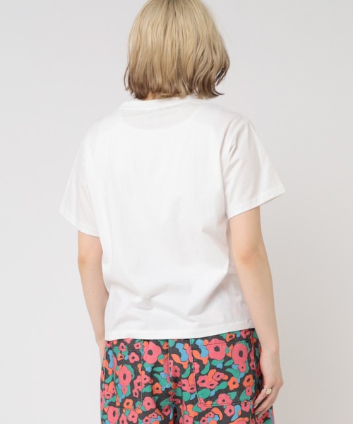 RNA(アールエヌエー)の「M2193 モンスターコンパクトTシャツ(Tシャツ/カットソー・レディース・チャコール/ホワイト/ライトブルー・MEDIUM)」の9枚目の写真