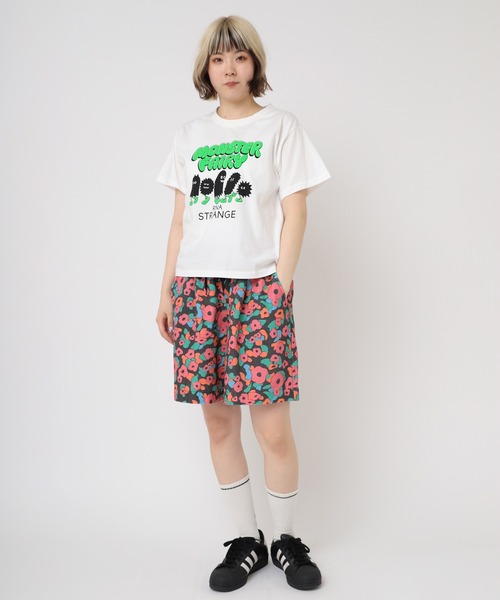 RNA(アールエヌエー)の「M2193 モンスターコンパクトTシャツ(Tシャツ/カットソー・レディース・チャコール/ホワイト/ライトブルー・MEDIUM)」の10枚目の写真