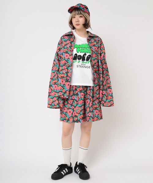 RNA(アールエヌエー)の「M2193 モンスターコンパクトTシャツ(Tシャツ/カットソー・レディース・チャコール/ホワイト/ライトブルー・MEDIUM)」の13枚目の写真