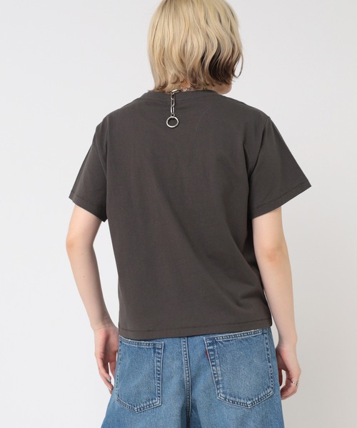 RNA(アールエヌエー)の「M2193 モンスターコンパクトTシャツ(Tシャツ/カットソー・レディース・チャコール/ホワイト/ライトブルー・MEDIUM)」の18枚目の写真