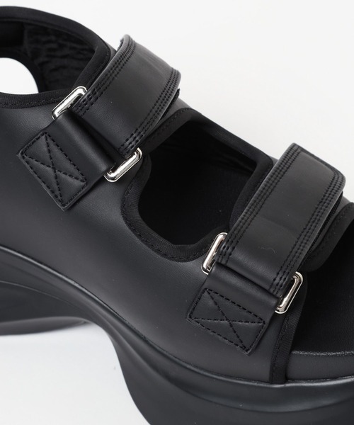 HARE(ハレ)の「WAVEソールサンダル(HARE)(サンダル・メンズ・ブラック・MEDIUM/LARGE)」の13枚目の写真