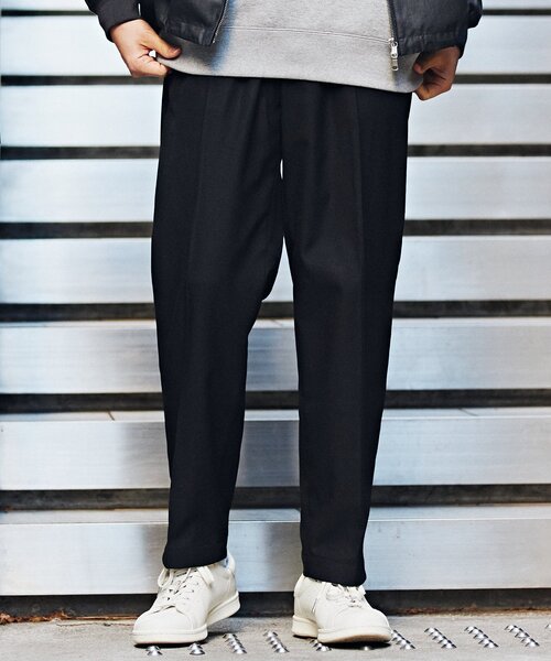 EDIFICE(エディフィス)の「RT ウーリー ツイル イージー パンツ(スラックス・メンズ・ブラック/チャコールグレー/ベージュ・SMALL/MEDIUM/LARGE)」の16枚目の写真