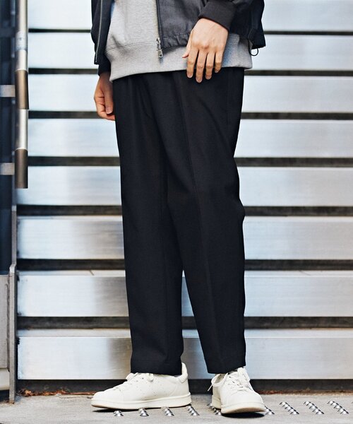 EDIFICE(エディフィス)の「RT ウーリー ツイル イージー パンツ(スラックス・メンズ・ブラック/チャコールグレー/ベージュ・SMALL/MEDIUM/LARGE)」の17枚目の写真