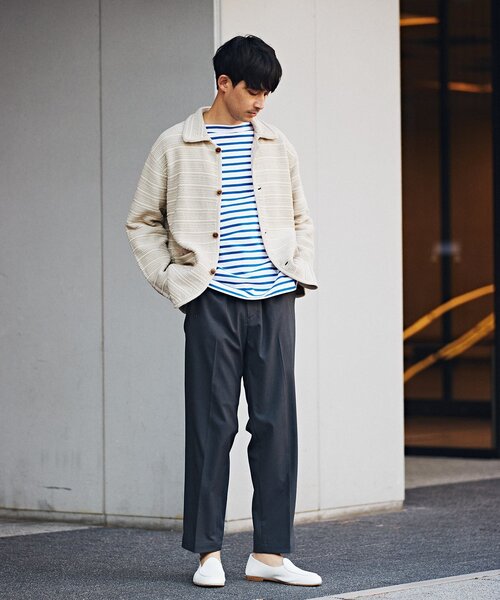 EDIFICE(エディフィス)の「RT ウーリー ツイル イージー パンツ(スラックス・メンズ・ブラック/チャコールグレー/ベージュ・SMALL/MEDIUM/LARGE)」の19枚目の写真