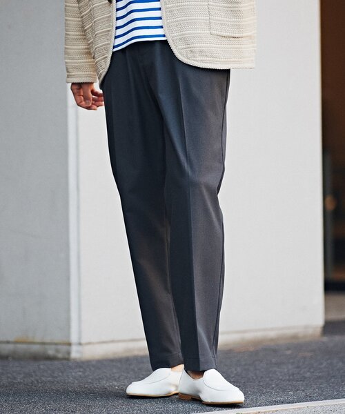 EDIFICE(エディフィス)の「RT ウーリー ツイル イージー パンツ(スラックス・メンズ・ブラック/チャコールグレー/ベージュ・SMALL/MEDIUM/LARGE)」の20枚目の写真