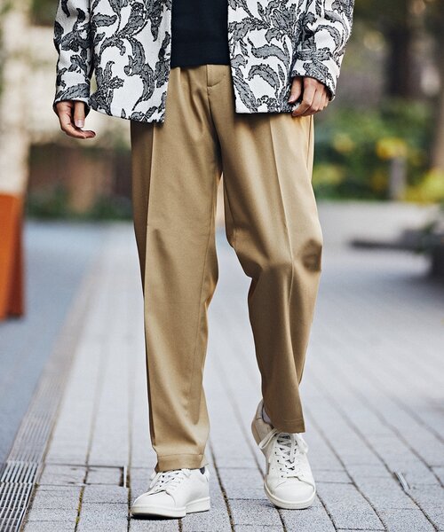 EDIFICE(エディフィス)の「RT ウーリー ツイル イージー パンツ(スラックス・メンズ・ブラック/チャコールグレー/ベージュ・SMALL/MEDIUM/LARGE)」の8枚目の写真