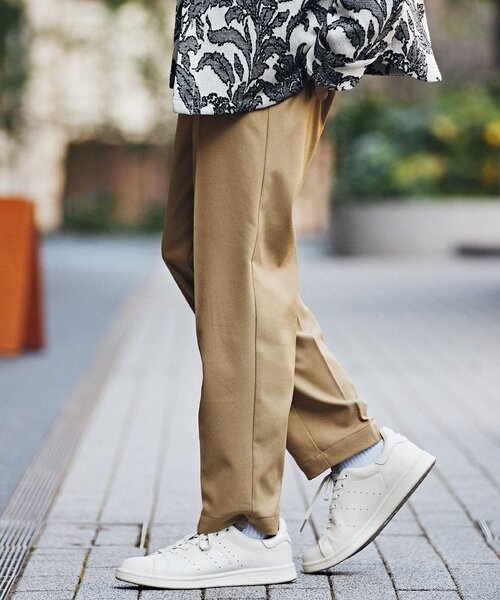 EDIFICE(エディフィス)の「RT ウーリー ツイル イージー パンツ(スラックス・メンズ・ブラック/チャコールグレー/ベージュ・SMALL/MEDIUM/LARGE)」の9枚目の写真