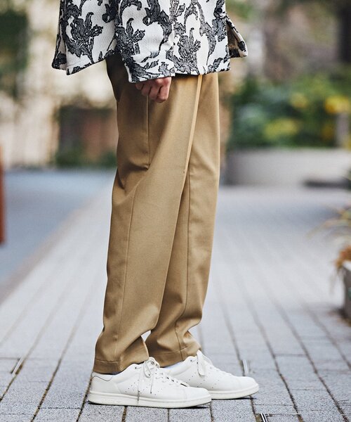 EDIFICE(エディフィス)の「RT ウーリー ツイル イージー パンツ(スラックス・メンズ・ブラック/チャコールグレー/ベージュ・SMALL/MEDIUM/LARGE)」の11枚目の写真