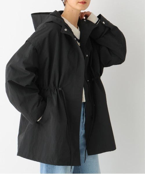 LEPSIM(レプシィム)の「ミドルフードジャケット 987526(その他アウター・レディース・ブラック/オフホワイト/カーキ・FREE)」の3枚目の写真