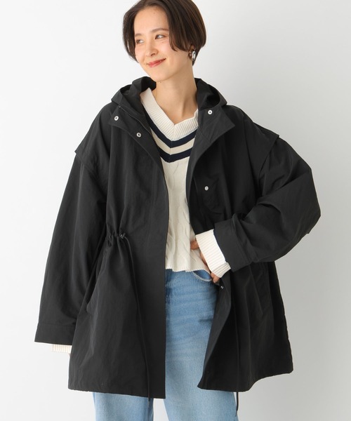 LEPSIM(レプシィム)の「ミドルフードジャケット 987526(その他アウター・レディース・ブラック/オフホワイト/カーキ・FREE)」の15枚目の写真