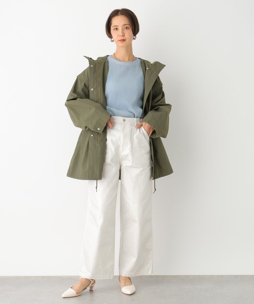 LEPSIM(レプシィム)の「ミドルフードジャケット 987526(その他アウター・レディース・ブラック/オフホワイト/カーキ・FREE)」の18枚目の写真