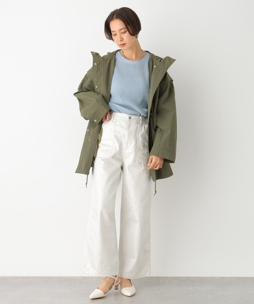 LEPSIM(レプシィム)の「ミドルフードジャケット 987526(その他アウター・レディース・ブラック/オフホワイト/カーキ・FREE)」の19枚目の写真