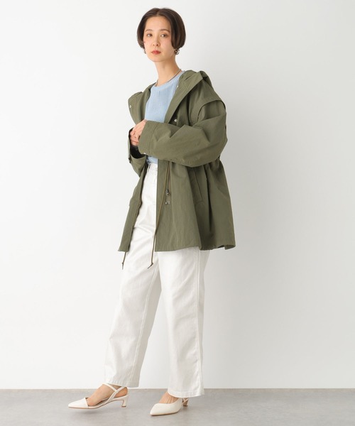 LEPSIM(レプシィム)の「ミドルフードジャケット 987526(その他アウター・レディース・ブラック/オフホワイト/カーキ・FREE)」の20枚目の写真