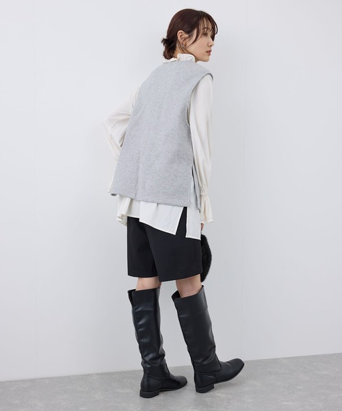 ROPE' PICNIC（ロペピクニック）の「セットアップ対応/ベストトップス（ベスト・レディース・ベージュ/ライトグレー/チャコールグレー・36/38）」の22枚目の写真