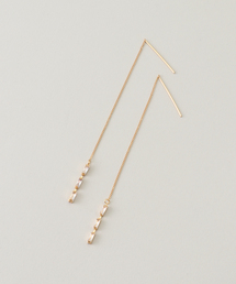 【Ettika/エティカ】crystal baguette earrings