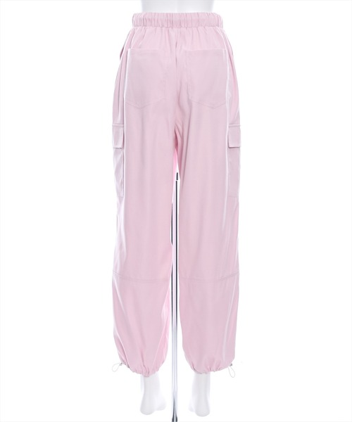 clear（クリア）の「カーゴパンツ[低身長用サイズ有]（カーゴパンツ・レディース・ブラック/アイボリー/ピンク/サックスブルー・F/XS）」の8枚目の写真