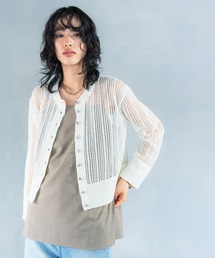 LEPSIM | 【FOR I SERIES】スパンコールカーディガン　111504(カーディガン/ボレロ)