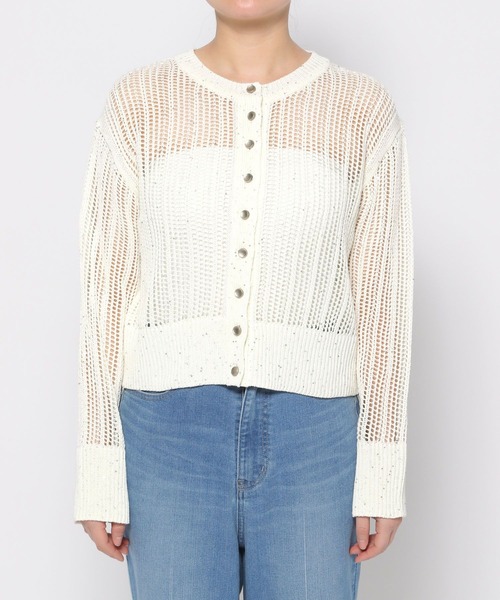 LEPSIM（レプシィム）の「【FOR I SERIES】スパンコールカーディガン　111504（カーディガン/ボレロ・レディース・イエロー/オフホワイト・FREE）」の21枚目の写真