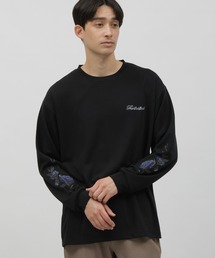LAKOLE | フラワー袖プリント長袖T / 109216(Tシャツ/カットソー)