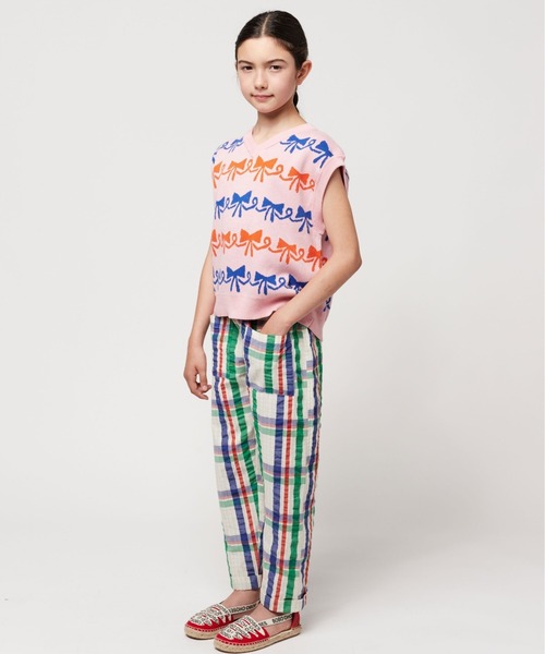 BOBO CHOSES（ボボショーズ）の「Madras Checks woven pants（その他パンツ・キッズ・マルチ・2-3Y/12Y-14Y/10Y-12Y/8Y-10Y/6-8Y/4-5Y）」の4枚目の写真