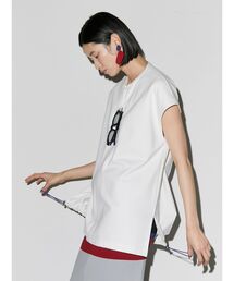 UN3D. | ノースリーブDパーツトップ(Tシャツ/カットソー)