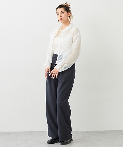 petit main LIEN(プティマインリアン)の「【LADIES】ダブルウエストパンツ(その他パンツ・レディース・ブラック/ベージュ/グレー・S/M)」の11枚目の写真