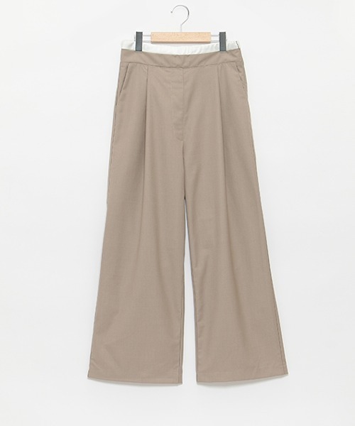 petit main LIEN(プティマインリアン)の「【LADIES】ダブルウエストパンツ(その他パンツ・レディース・ブラック/ベージュ/グレー・S/M)」の14枚目の写真