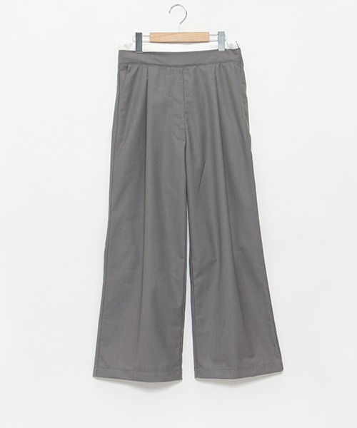 petit main LIEN(プティマインリアン)の「【LADIES】ダブルウエストパンツ(その他パンツ・レディース・ブラック/ベージュ/グレー・S/M)」の6枚目の写真