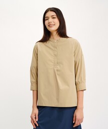 AIGLE（エーグル）の「UVカット 吸水速乾 SOLOTEX 7分袖 バンドカラーシャツ RP（シャツ/ブラウス・レディース）」