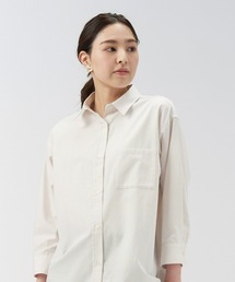 Pitta Re:) | イージーケアワイドシャツ 八分袖(シャツ/ブラウス)