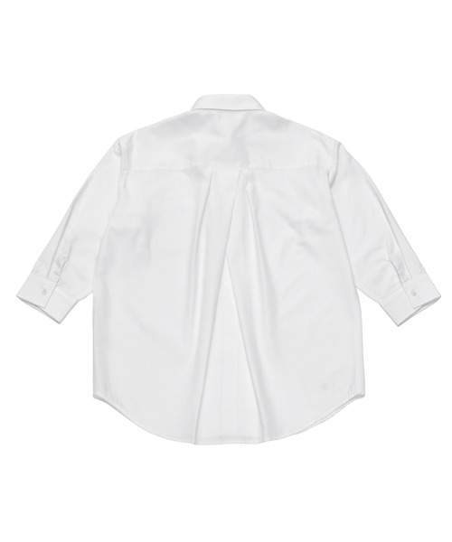 Pitta Re:)（ピッタリ）の「イージーケアワイドシャツ 八分袖（シャツ/ブラウス・レディース・サックスブルー/オフホワイト/ベージュ・M/L/LL）」の15枚目の写真