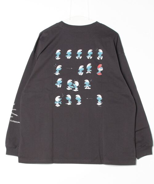 ALWAYS GOOD TIME(オルウェイズグッドタイム)の「【THE SMURFS/スマーフ】刺繍・プリントロングスリーブTシャツ(Tシャツ/カットソー・レディース・ブラック系2/ホワイト系1/ホワイト系2/ブラック系1・M)」の6枚目の写真