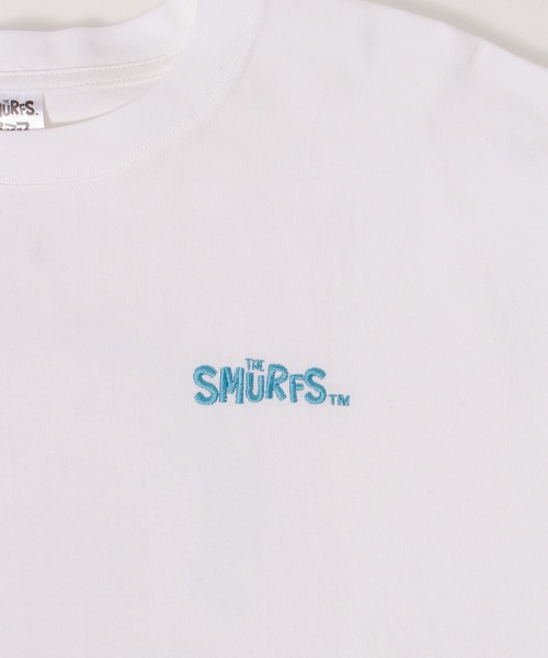 ALWAYS GOOD TIME(オルウェイズグッドタイム)の「【THE SMURFS/スマーフ】刺繍・プリントロングスリーブTシャツ(Tシャツ/カットソー・レディース・ブラック系2/ホワイト系1/ホワイト系2/ブラック系1・M)」の21枚目の写真
