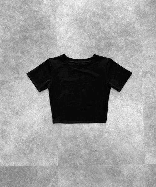 LVEU.(ラブユ.)の「【LVEU.】天竺クロップドTシャツ / トップス カットソー Tシャツ 天竺 クロップド ショート シンプル ブラック ホワイト ZOZOTOWN限定(Tシャツ/カットソー・レディース・ホワイト/ブラック・FREE)」の17枚目の写真
