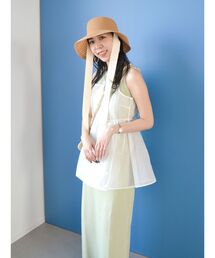 コットンオーガンジーキャミ