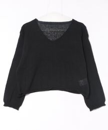 シアーニットトップス