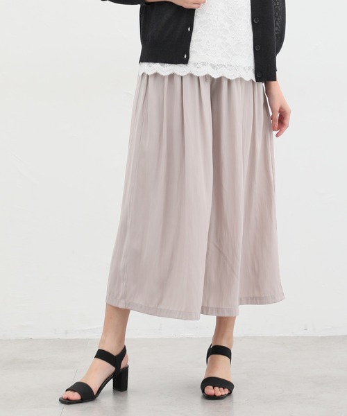 Honeys（ハニーズ）の「ロングガウチョパンツ（その他パンツ・レディース・ブラック/ネイビー/モカ/スミクロ/イエロー/ブルー系その他・3L/M/S/LL/L）」の3枚目の写真