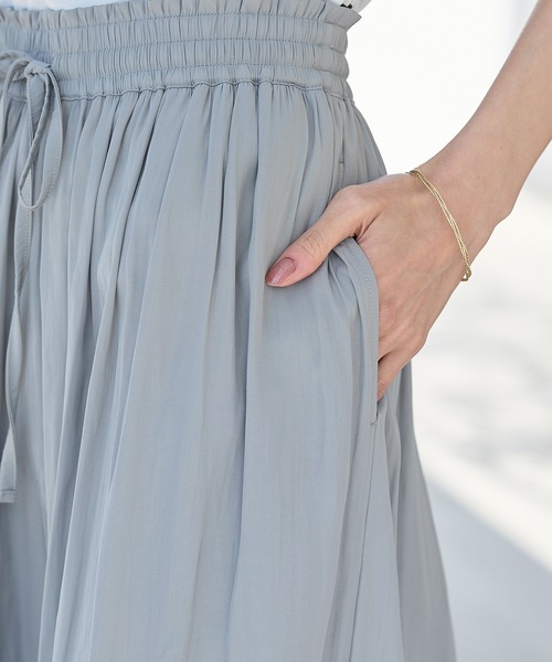 Honeys（ハニーズ）の「ロングガウチョパンツ（その他パンツ・レディース・ブラック/ネイビー/モカ/スミクロ/イエロー/ブルー系その他・3L/M/S/LL/L）」の17枚目の写真