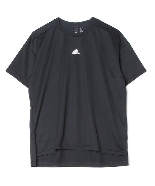 adidas（アディダス）の「アディダス adidas W SE TERO Tシャツ（Tシャツ/カットソー・レディース・ライトグリーン/ブラック/スモークピンク・M/L/XL/S）」の2枚目の写真
