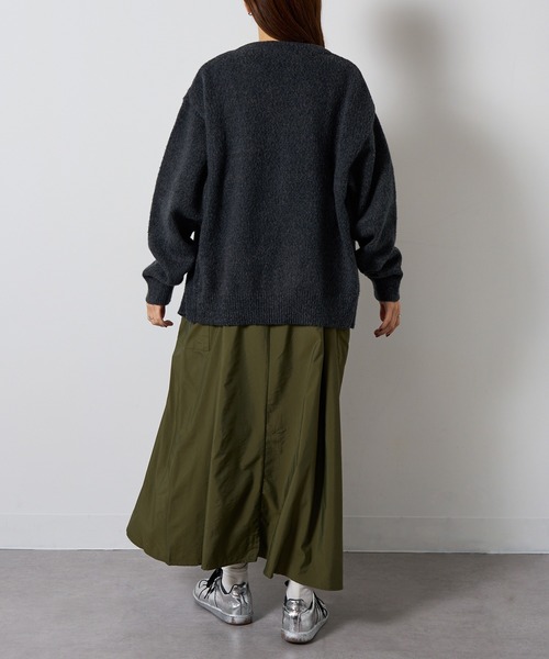 SETUP7(セットアップセブン)の「【SETUP7】half zip frill cargo camisole one-piece dress ハーフジップ フリルカーゴキャミワンピース(ワンピース・レディース・ブラック/ベージュ/オフホワイト/カーキ・FREE)」の17枚目の写真