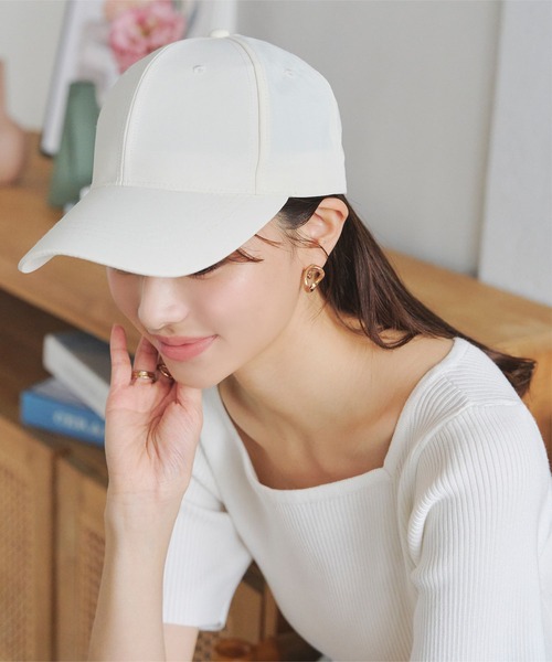 撥水加工 つば長めナイロンキャップ（キャップ）｜KOBE LETTUCE