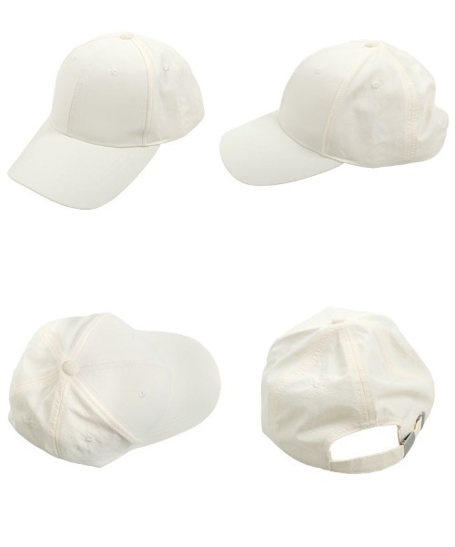 KOBE LETTUCE（コウベレタス）の「撥水加工 つば長めナイロンキャップ（キャップ・レディース・ブルー/アイボリー/ブラック・FREE）」の8枚目の写真