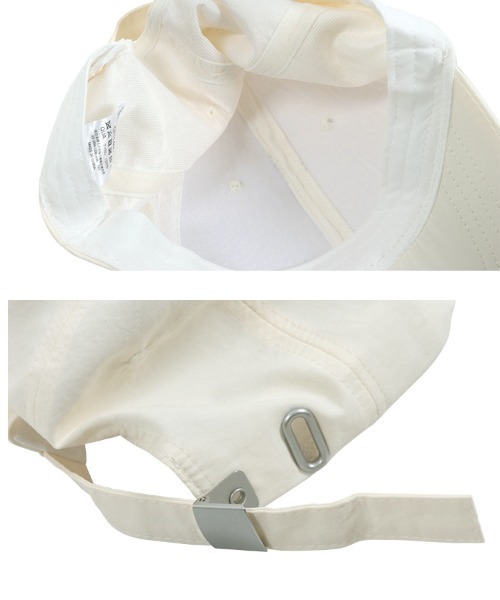 KOBE LETTUCE（コウベレタス）の「撥水加工 つば長めナイロンキャップ（キャップ・レディース・ブルー/アイボリー/ブラック・FREE）」の9枚目の写真