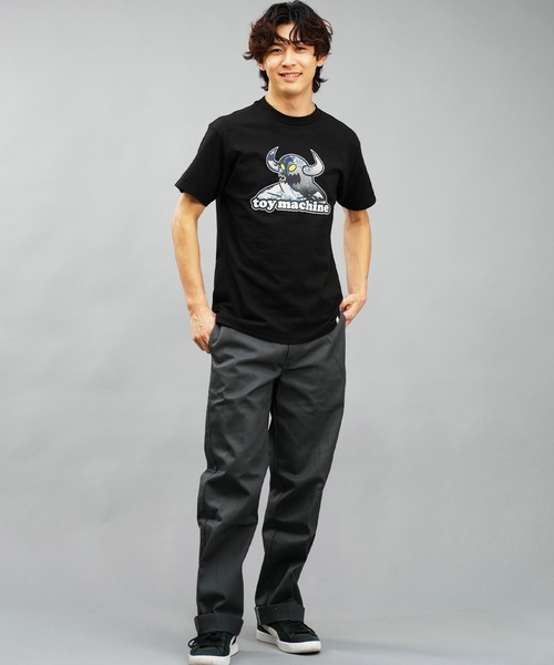 TOY MACHINE(トイ マシーン)の「【ムラサキスポーツ限定】TOY MACHINE/トイマシーン 半袖Tシャツ フロントプリント MTMSEST20(Tシャツ/カットソー・メンズ・ブラック/ホワイト・M/L/XL)」の20枚目の写真