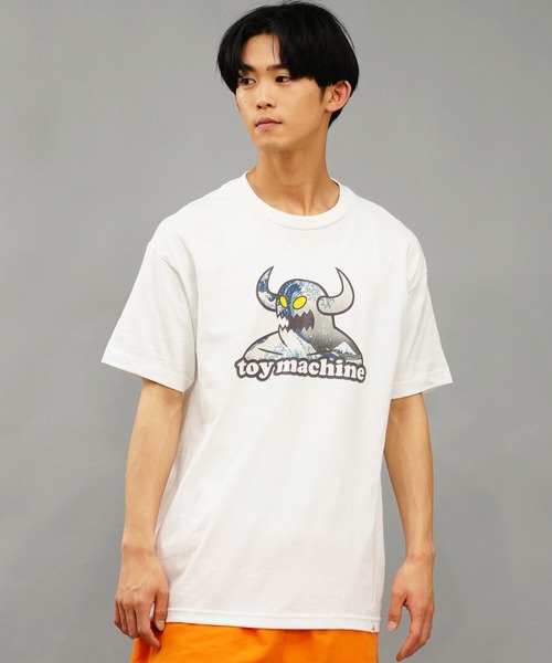 TOY MACHINE(トイ マシーン)の「【ムラサキスポーツ限定】TOY MACHINE/トイマシーン 半袖Tシャツ フロントプリント MTMSEST20(Tシャツ/カットソー・メンズ・ブラック/ホワイト・M/L/XL)」の8枚目の写真