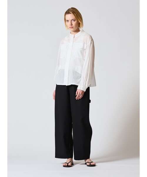 mizuiroind（ミズイロインド）の「mizuiro ind ペインターイージーパンツ（その他パンツ・レディース・グレー/ブラック/ネイビー・FREE）」の8枚目の写真