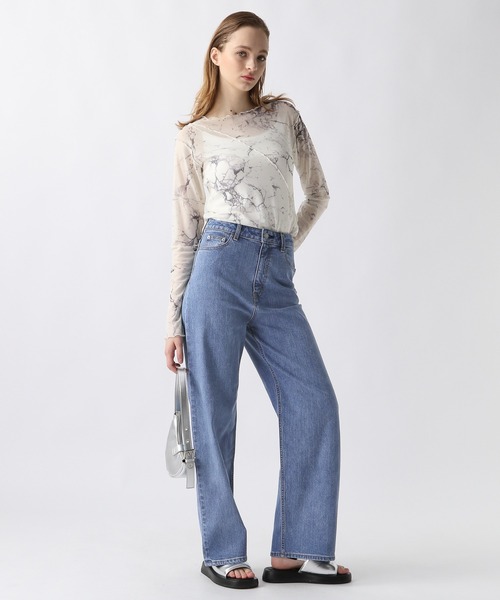 FOREVER 21（フォーエバー トゥエンティーワン）の「【2024SS】ストレートデニム2（デニムパンツ・レディース・ライトブルー/ブルー・SMALL/MEDIUM/LARGE）」の14枚目の写真